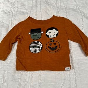 Flap up Halloween long sleeve shirt